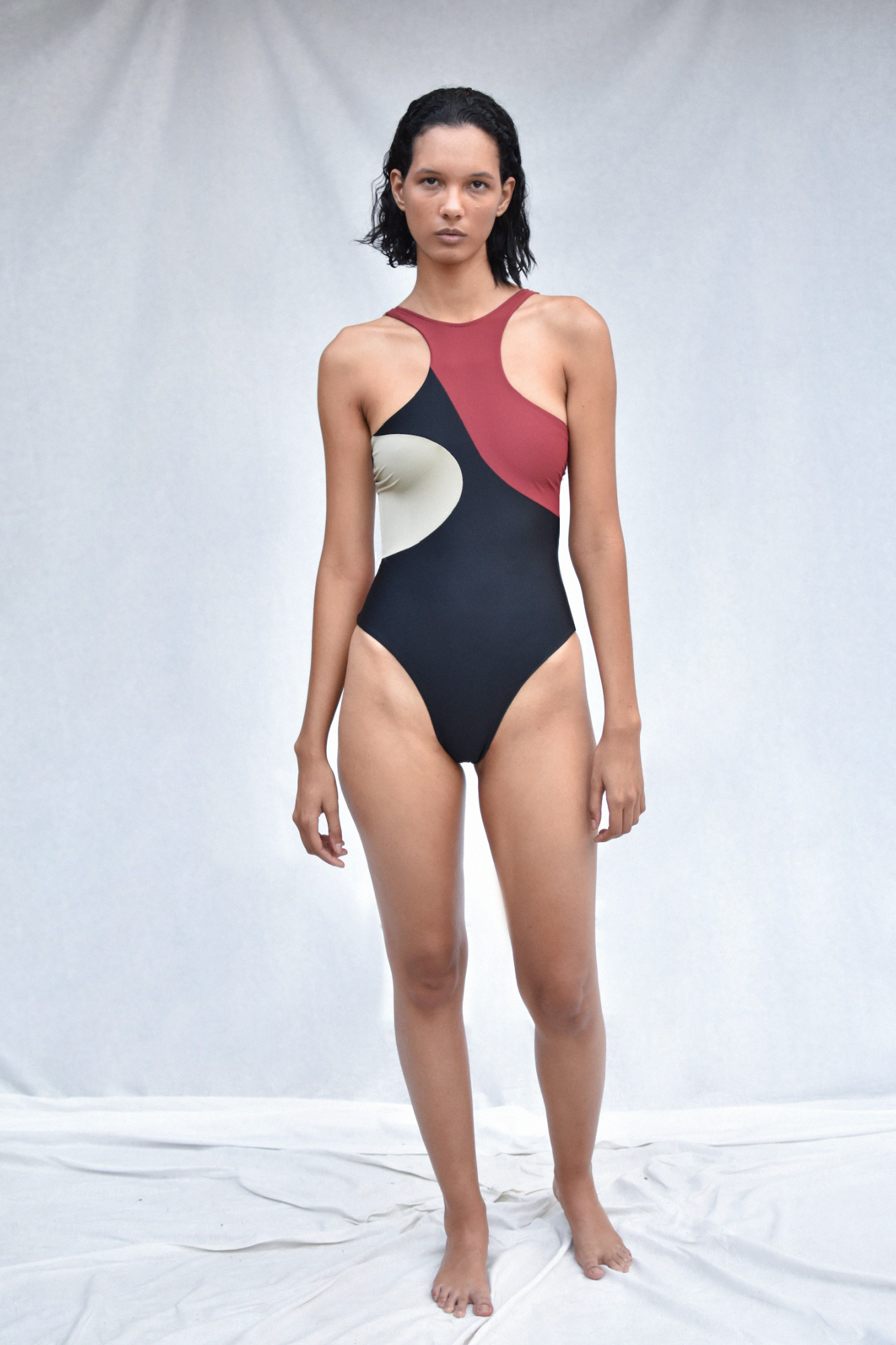 Ikupo Color-Block Maillot