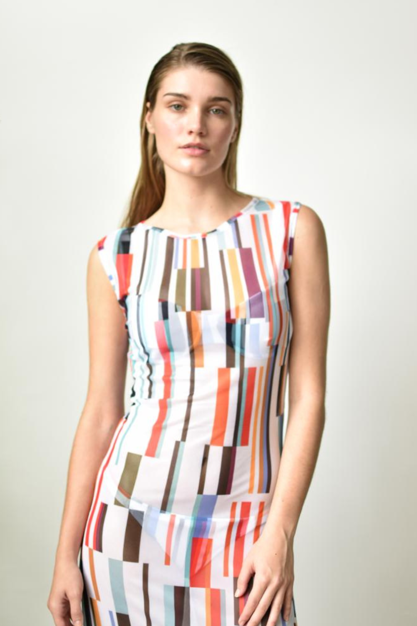 Ikupo Long Mesh Dress