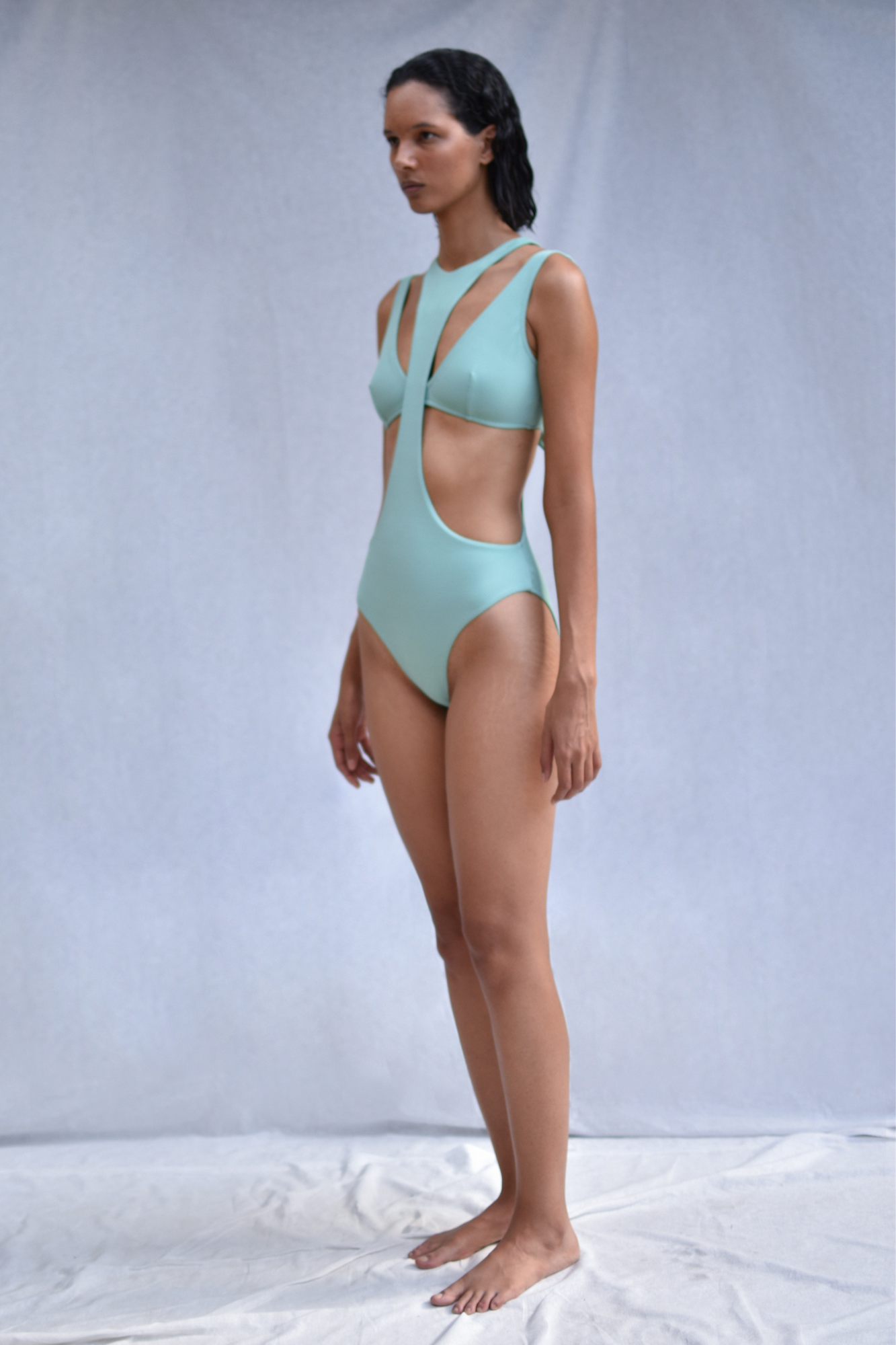Ikupo High Neck Bodysuit Brief