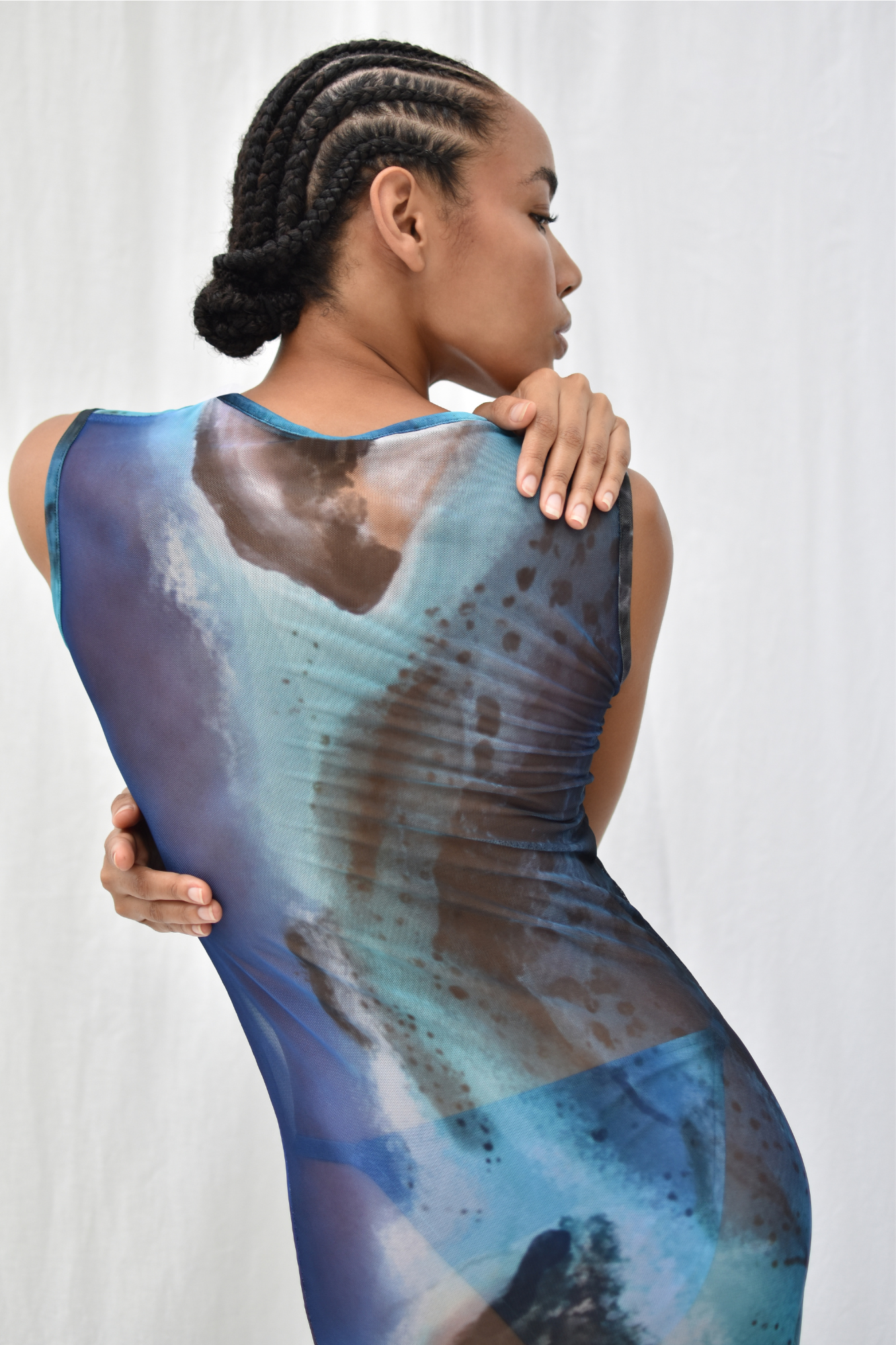 IKUPO LONG MESH DRESS