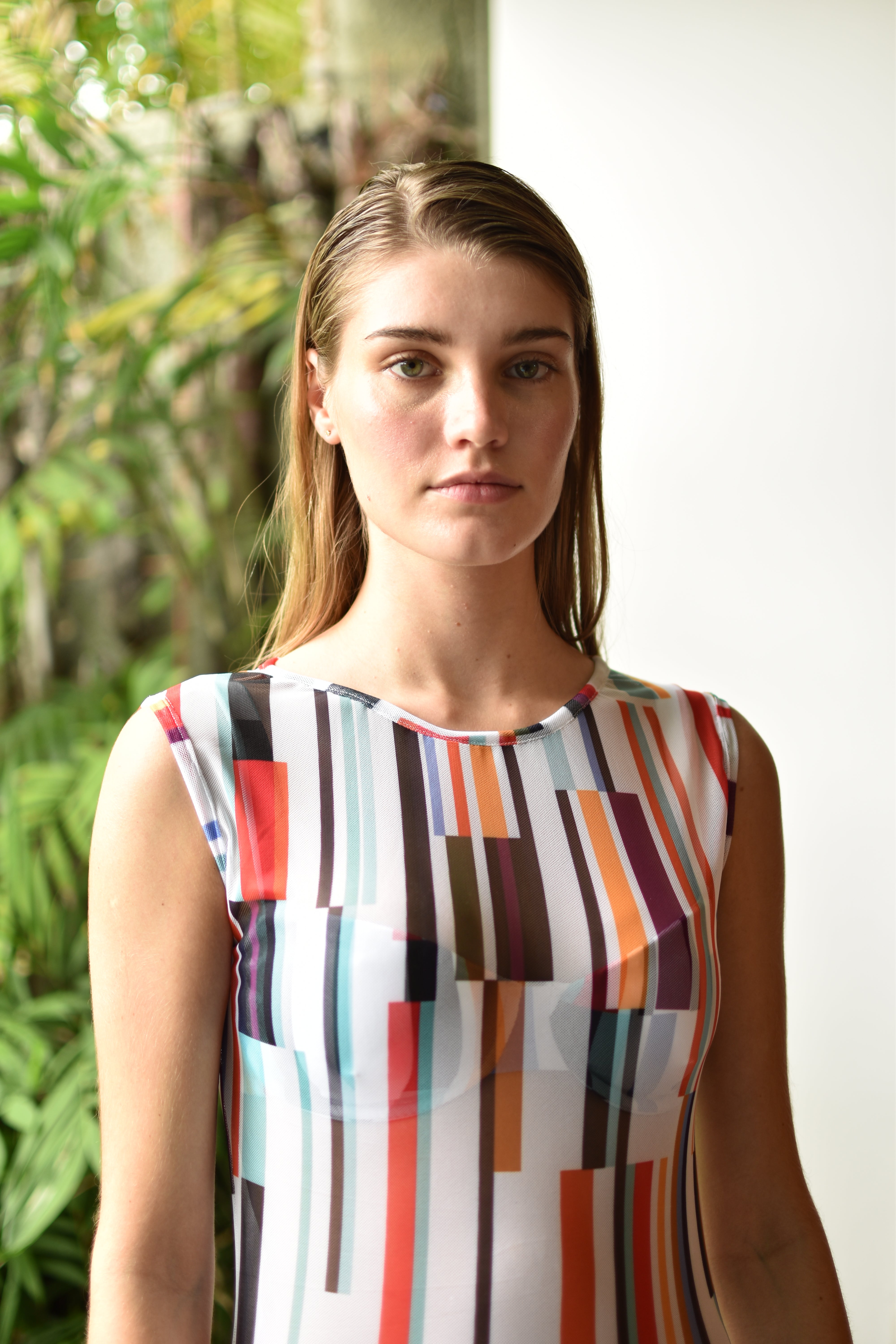 Ikupo Long Mesh Dress