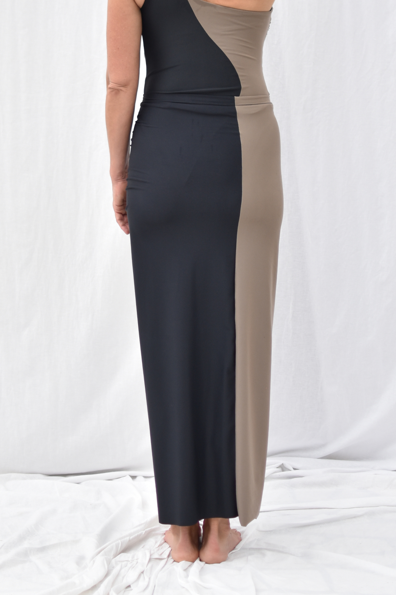 CHÏRIKÖ CONVERTIBLE COLOR-BLOCK SKIRT