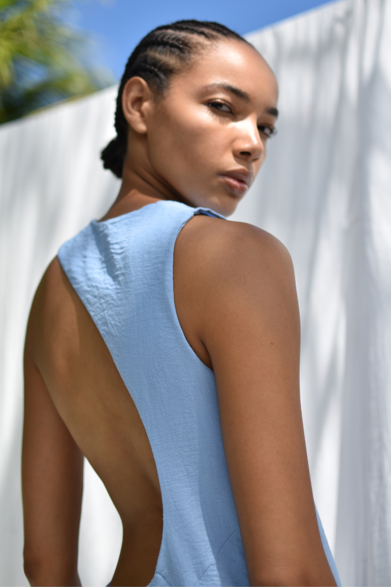 KAPÜY ASYMMETRIC CROSS-OVER MAXI DRESS