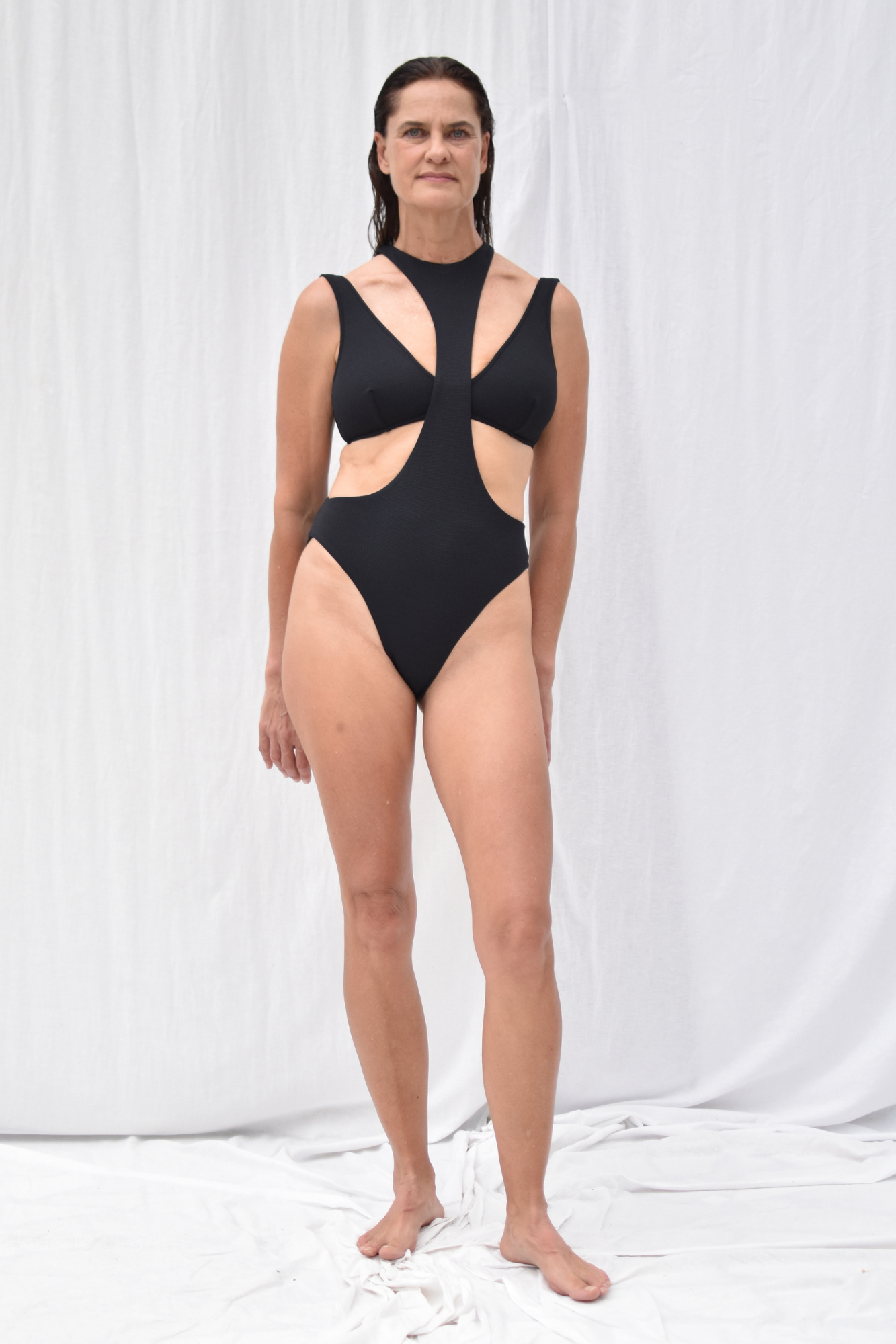 IKUPO HIGH-NECK BODYSUIT BRIEF