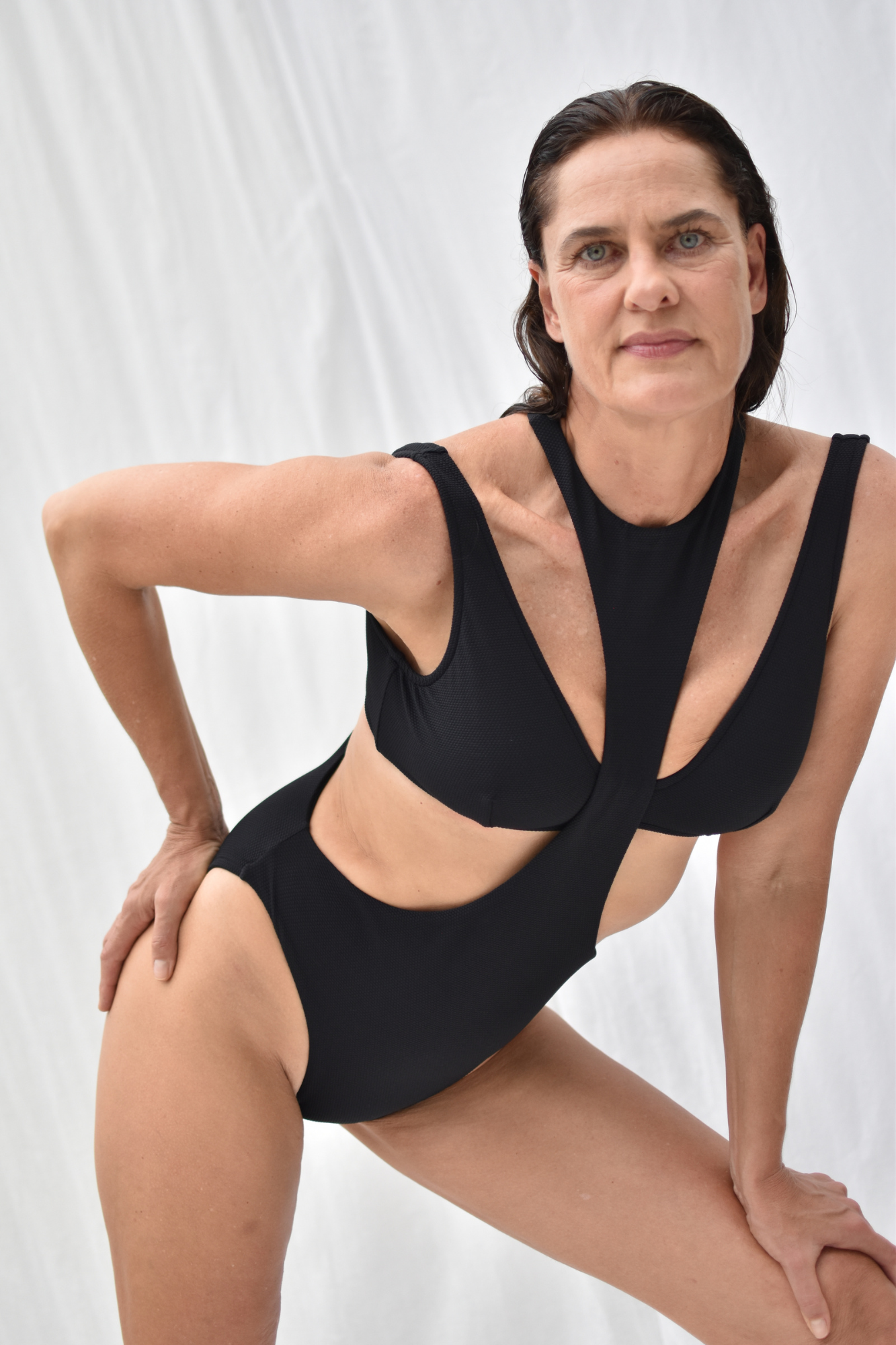 IKUPO HIGH-NECK BODYSUIT BRIEF