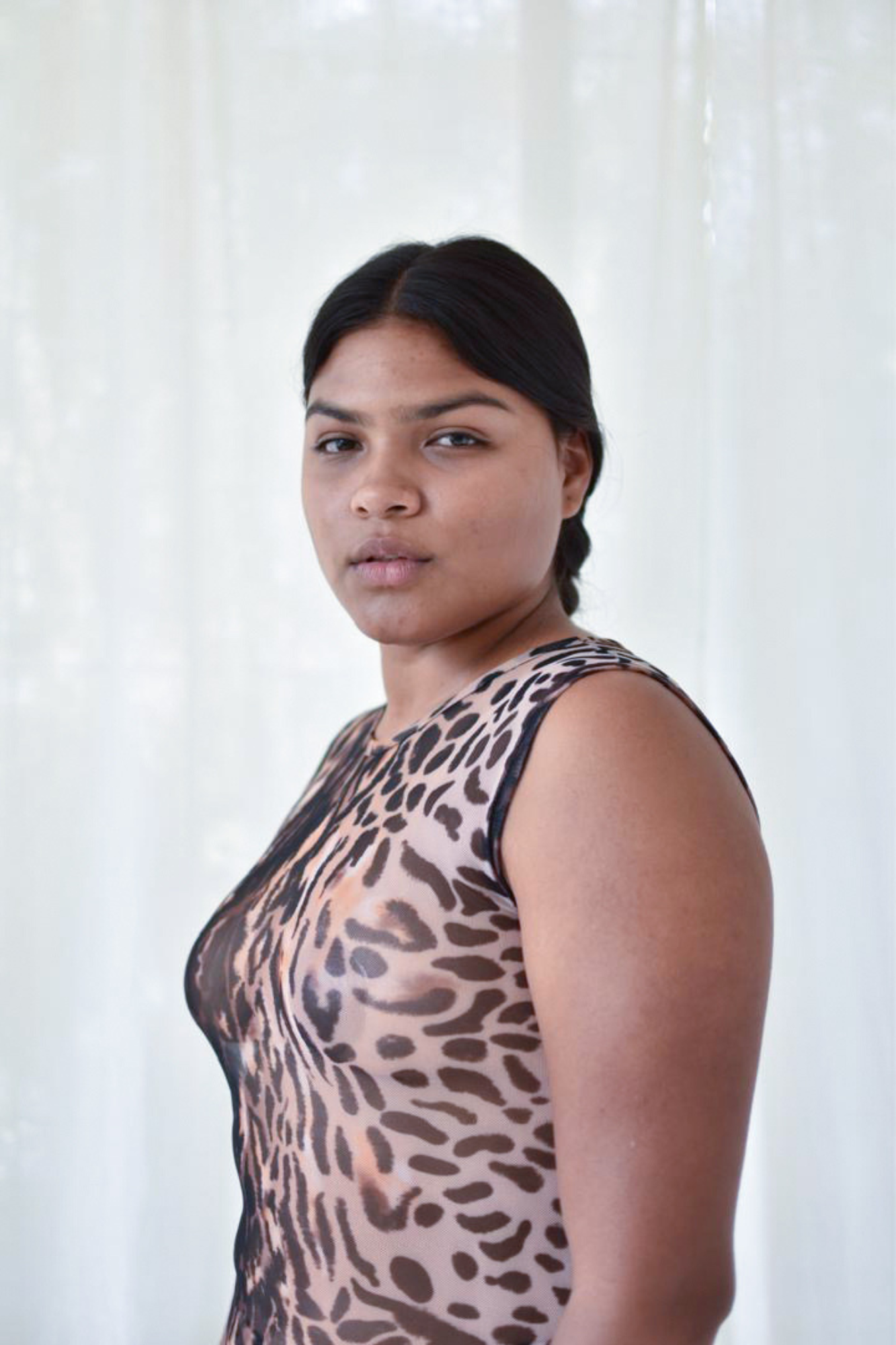 Ikupo Long Mesh Dress