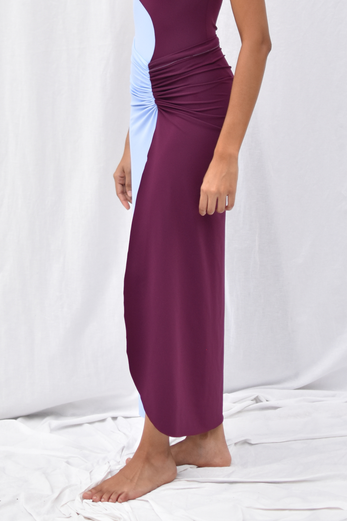 CHÏRIKÖ CONVERTIBLE COLOR-BLOCK SKIRT